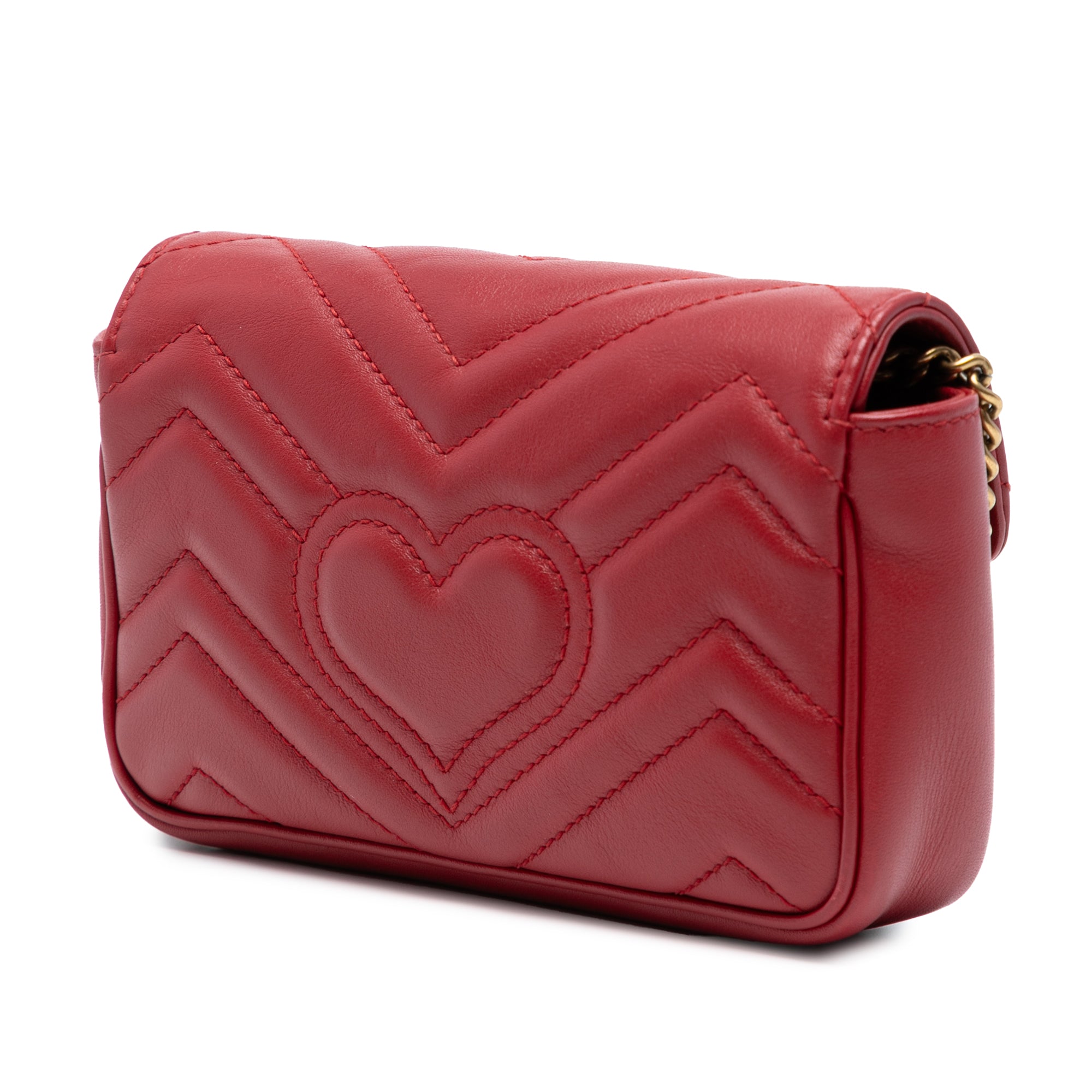 Mini GG Marmont Matelasse Leather Flap Crossbody