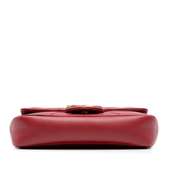 Mini GG Marmont Matelasse Leather Flap Crossbody