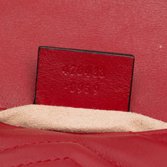 Mini GG Marmont Matelasse Leather Flap Crossbody