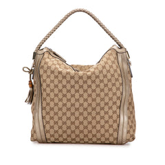 Large GG Canvas Bella Shoulder Bag