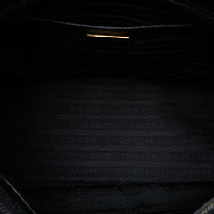 Medium Saffiano Lux Galleria Double Zip Satchel