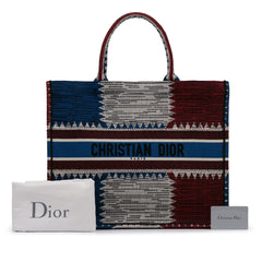 Large French Flag Book Tote