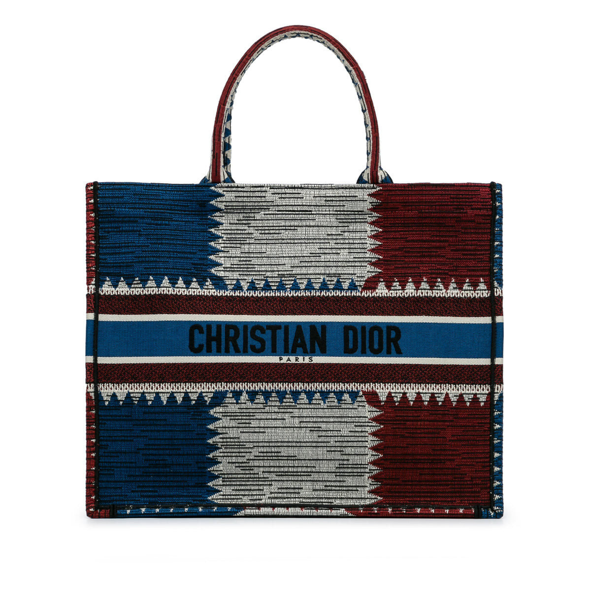 Large French Flag Book Tote