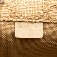 Small Raffia Cannage Book Tote