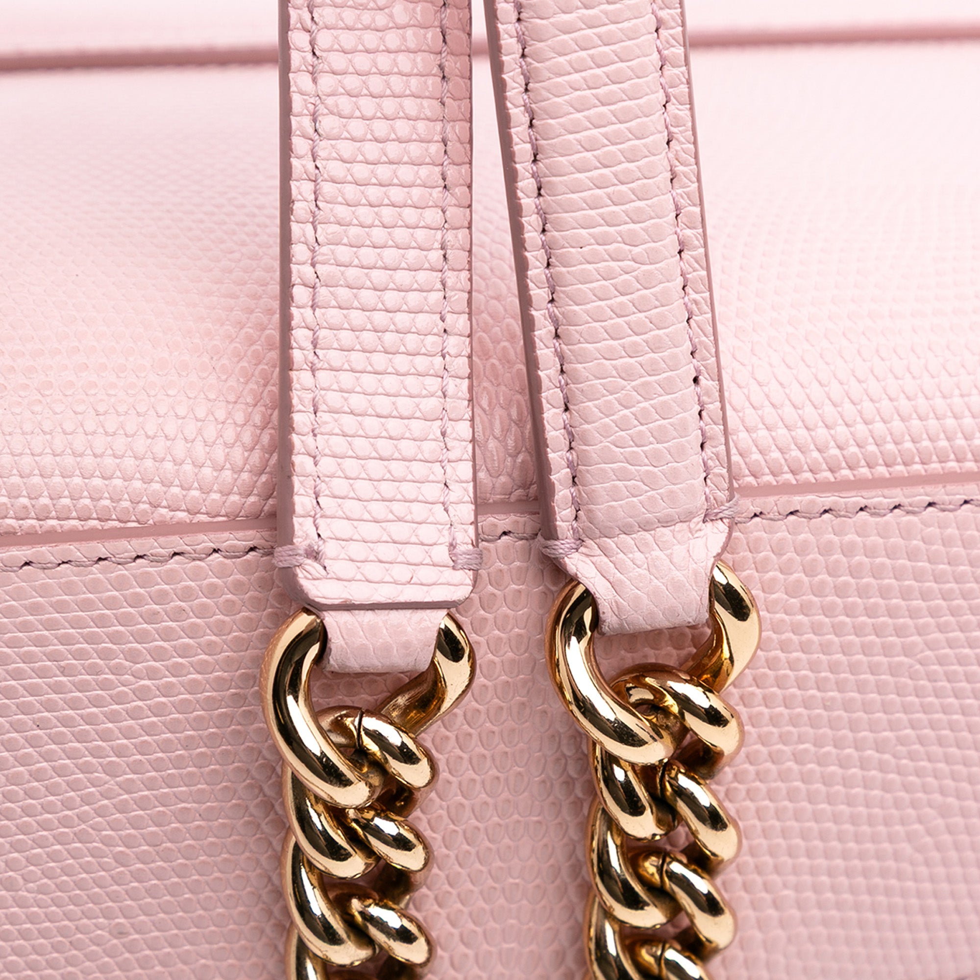 Iguana Embossed Calfskin Crystal Embellished DG Millennials Crossbody