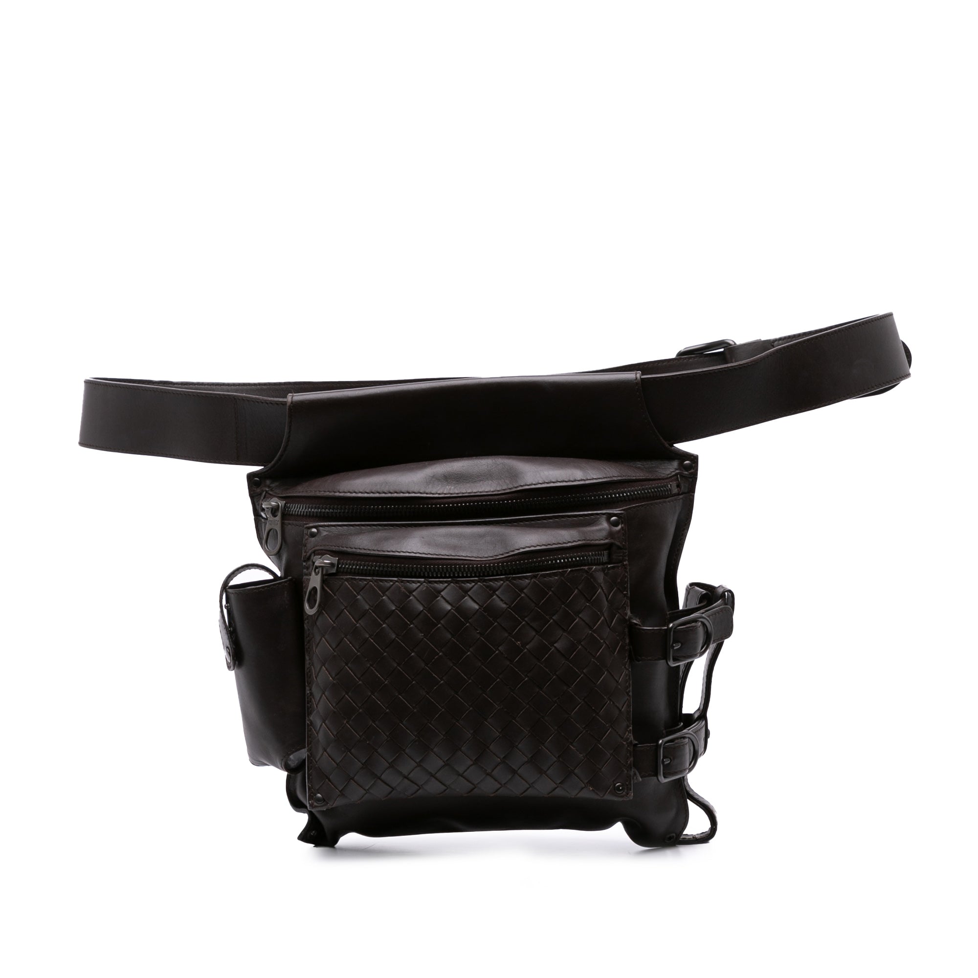 Nappa Intrecciato Utility Belt Bag