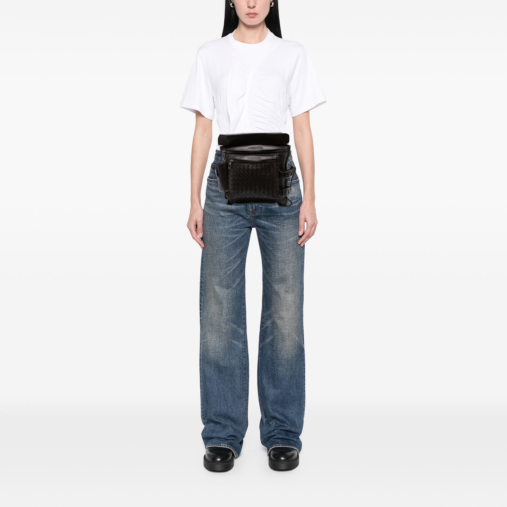 Nappa Intrecciato Utility Belt Bag