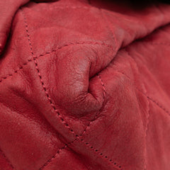 Large Aged Calfskin Chic Quilt Flap