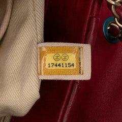 Large Aged Calfskin Chic Quilt Flap
