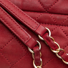 Large Aged Calfskin Chic Quilt Flap