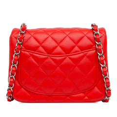 Mini Square Classic Lambskin Single Flap