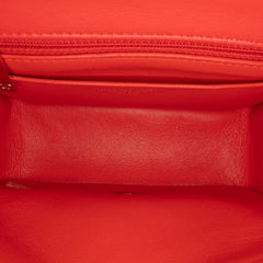 Mini Square Classic Lambskin Single Flap