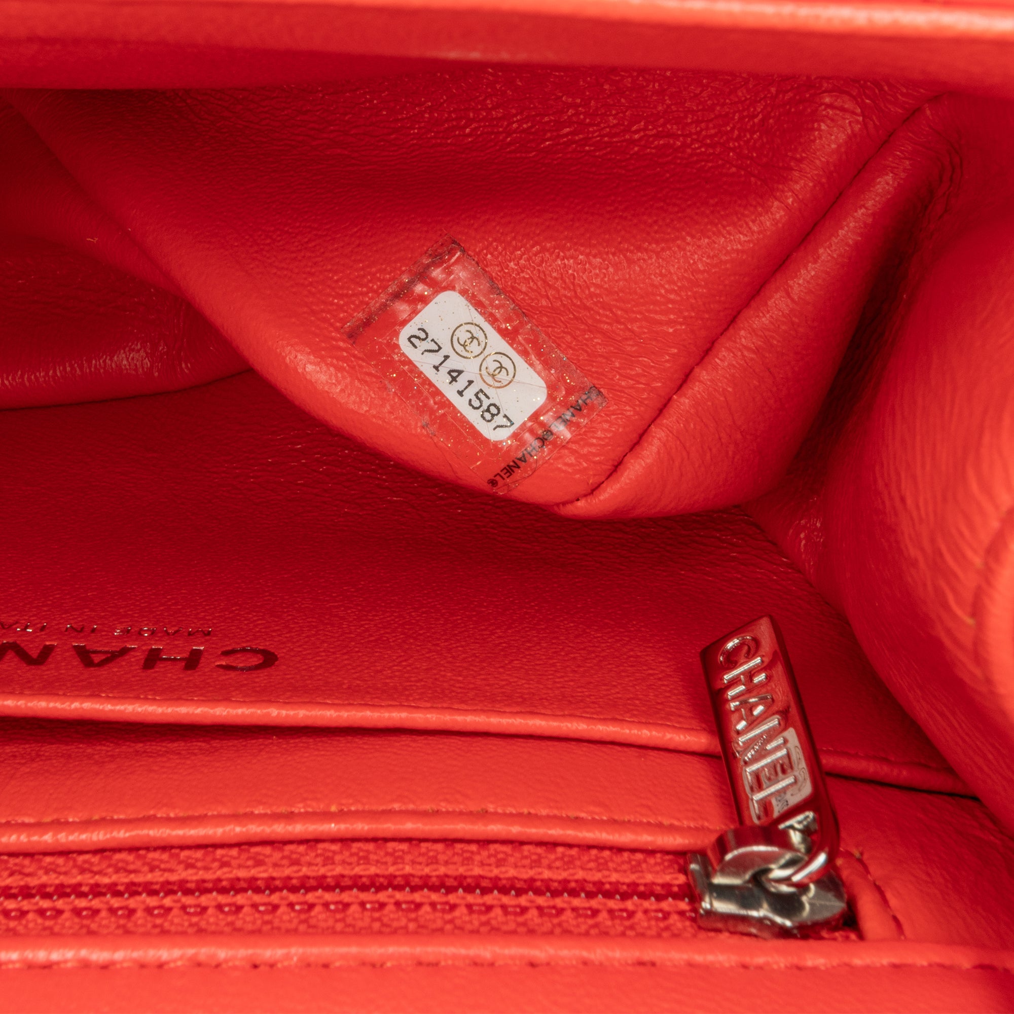 Mini Square Classic Lambskin Single Flap