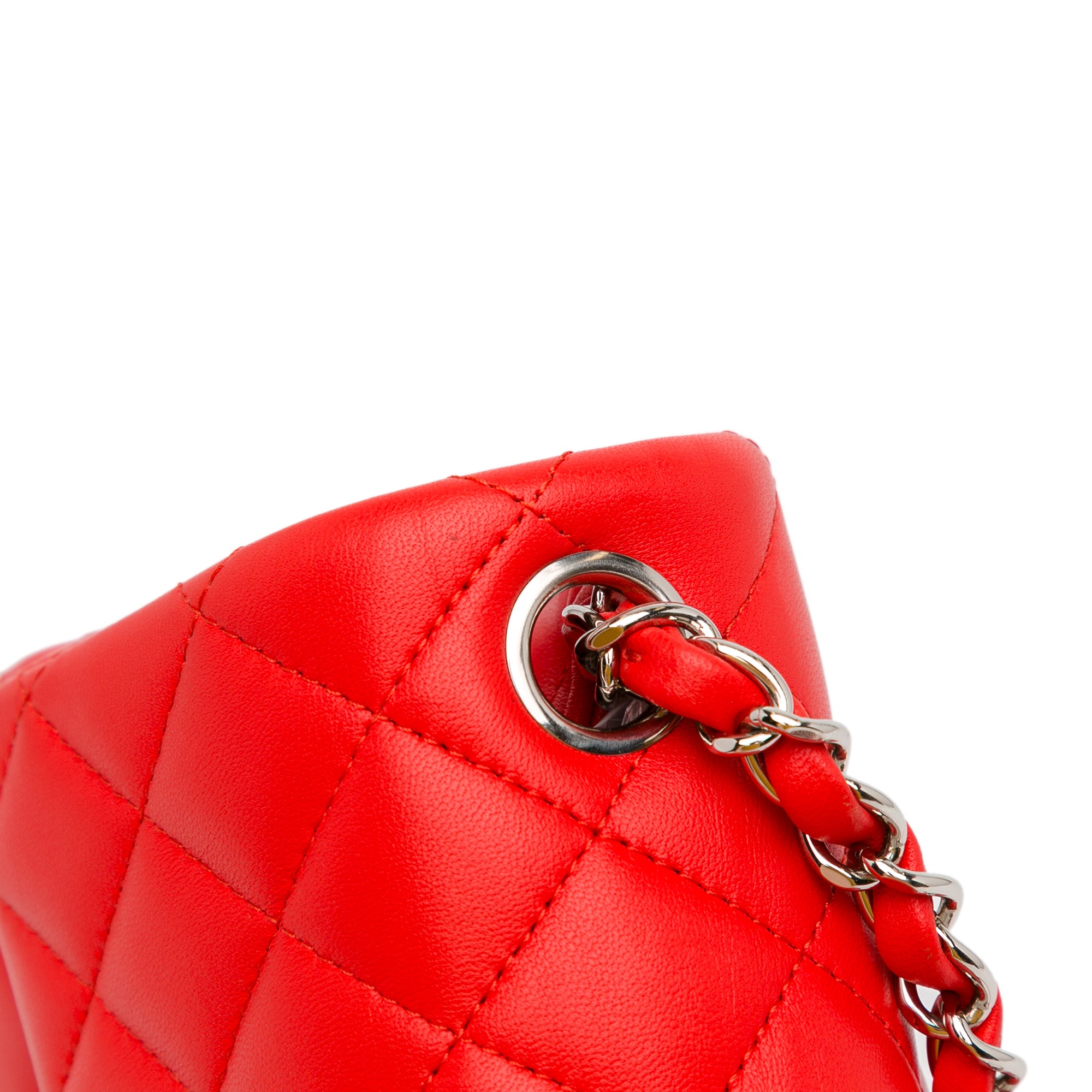 Mini Square Classic Lambskin Single Flap