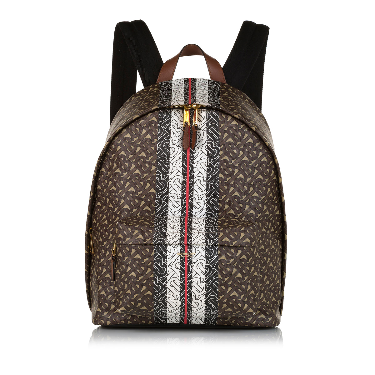 Monogram Stripe Backpack 