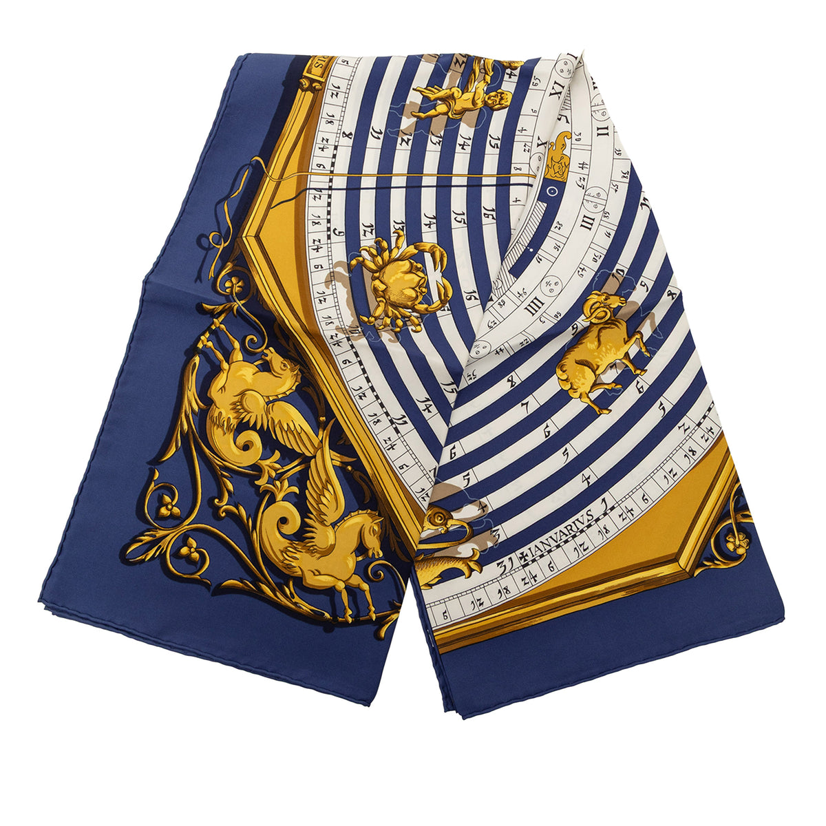 Astrologie Dies et Hore Silk Scarf