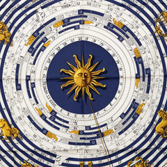 Astrologie Dies et Hore Silk Scarf