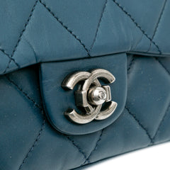 Quilted Lambskin Accordion Flap