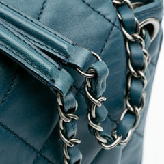 Quilted Lambskin Accordion Flap