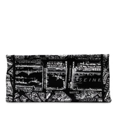 Medium Canvas Embroidered Plan De Paris Book Tote