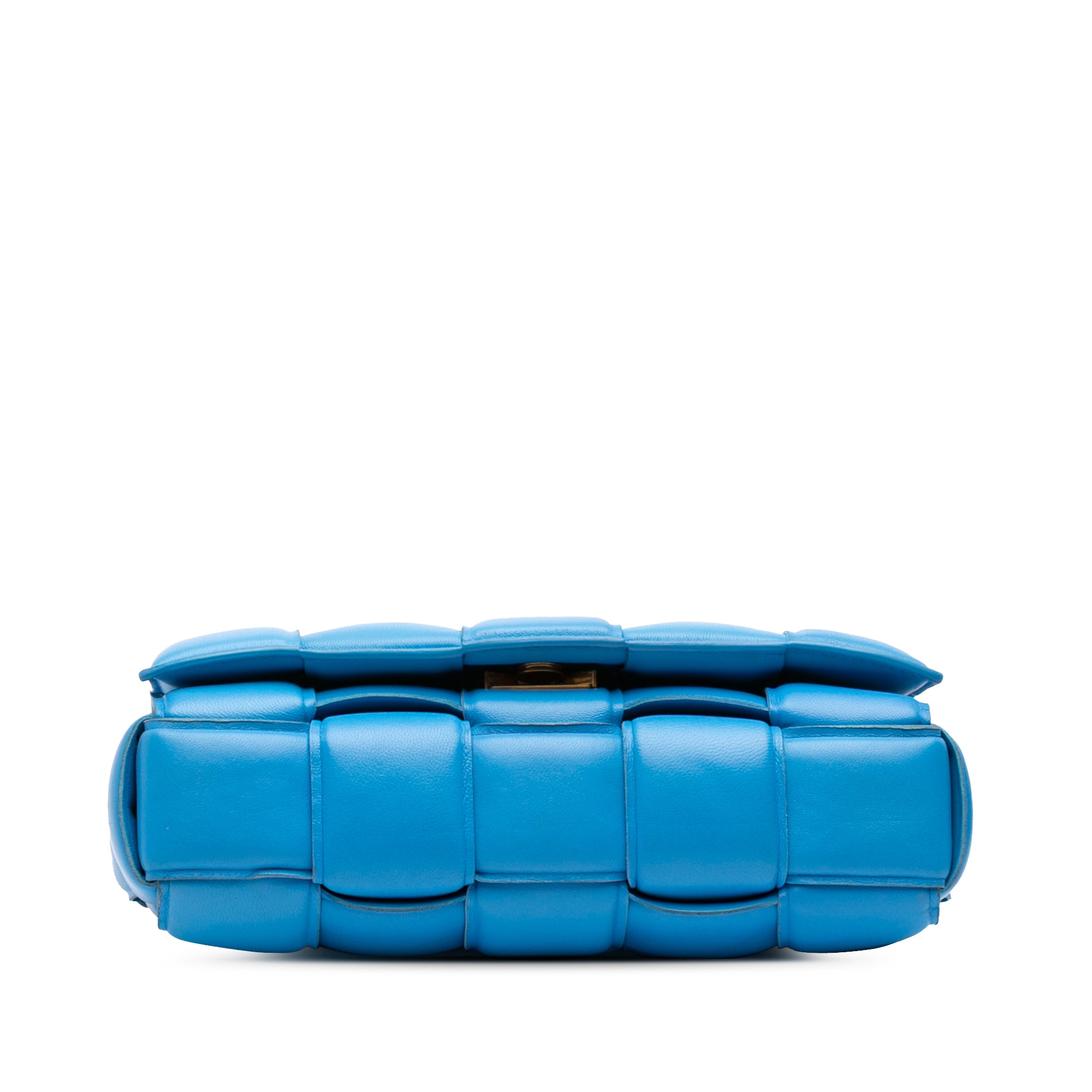 Nappa Intrecciato Padded Chain Cassette Satchel