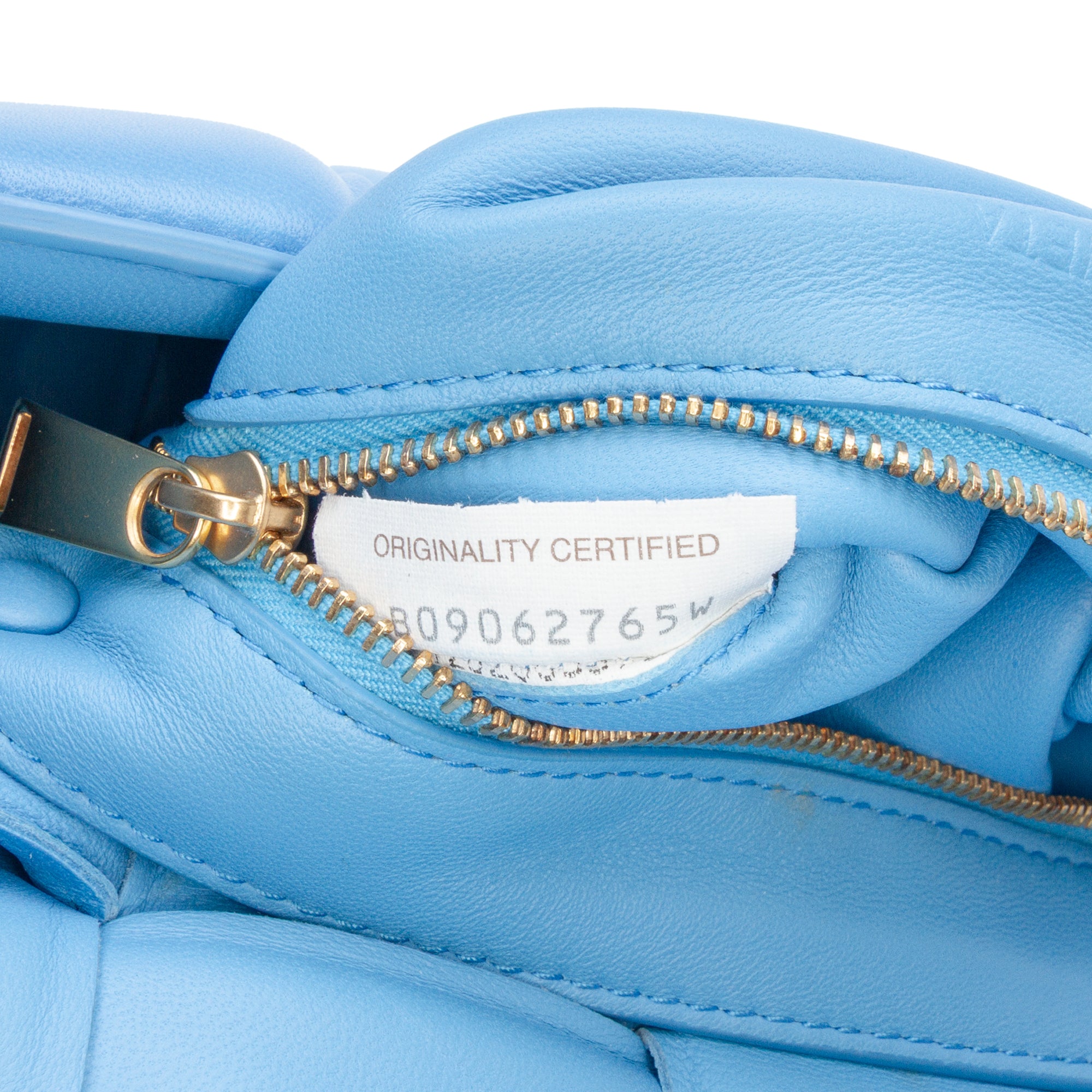 Nappa Intrecciato Padded Chain Cassette Satchel