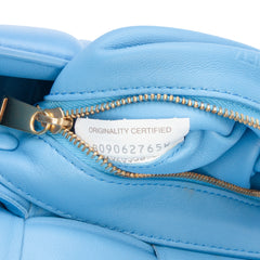 Nappa Intrecciato Padded Chain Cassette Satchel