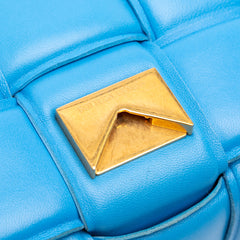 Nappa Intrecciato Padded Chain Cassette Satchel