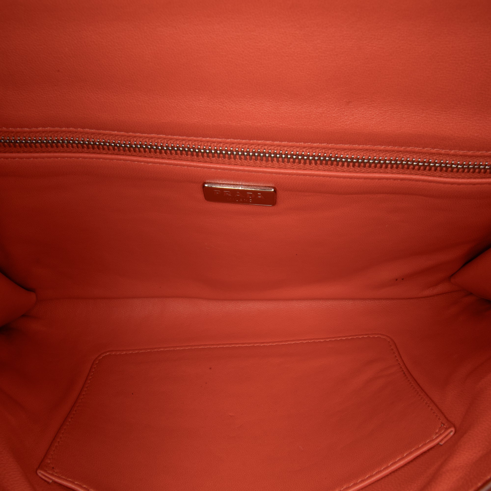 Saffiano Flap Clutch