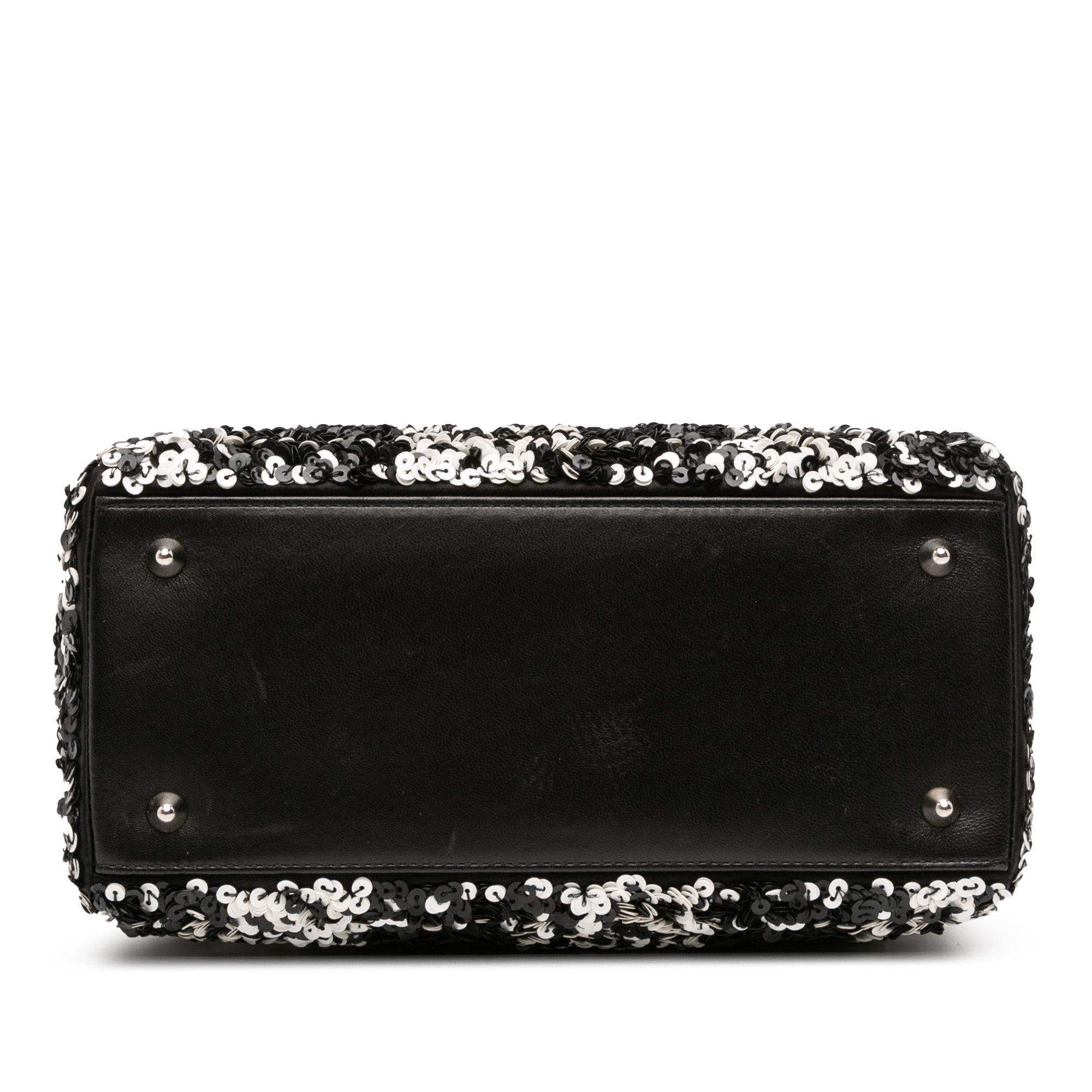 Medium Lambskin Sequin Embellished Lady Dior
