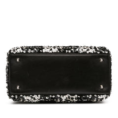 Medium Lambskin Sequin Embellished Lady Dior