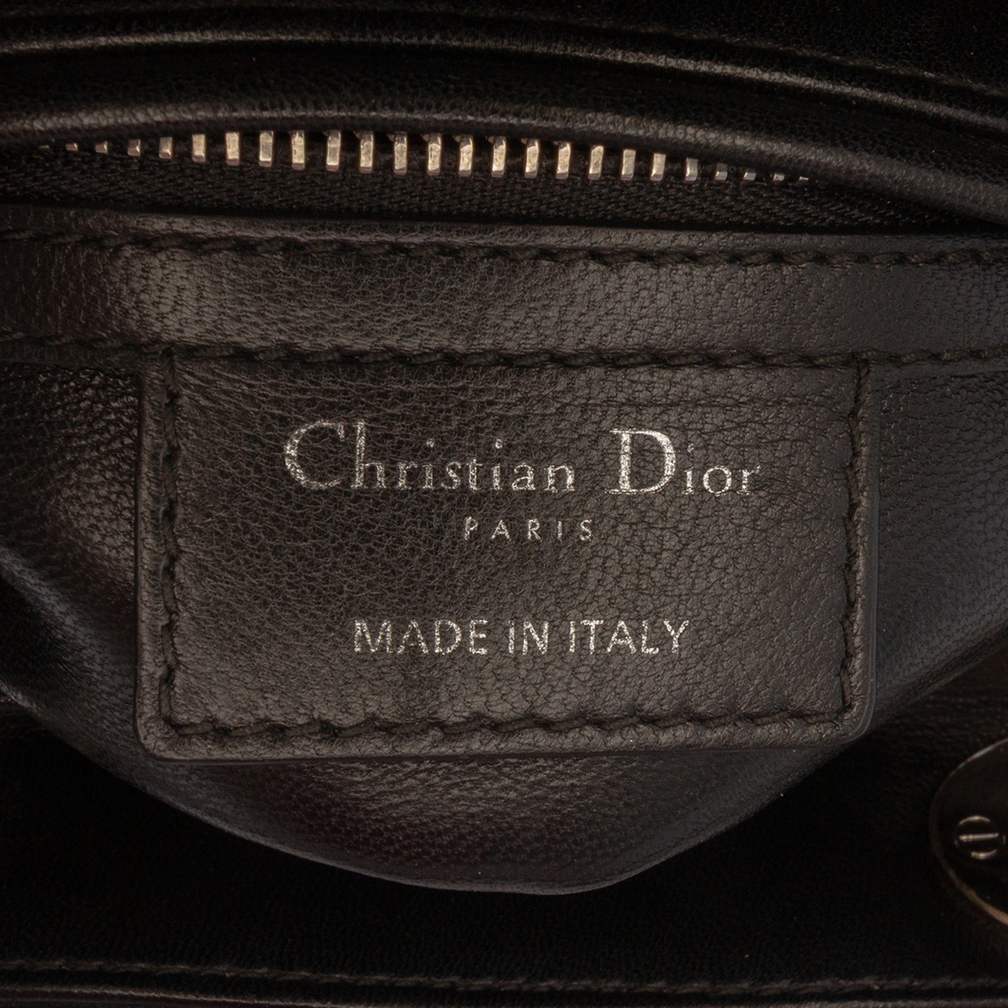 Medium Lambskin Sequin Embellished Lady Dior