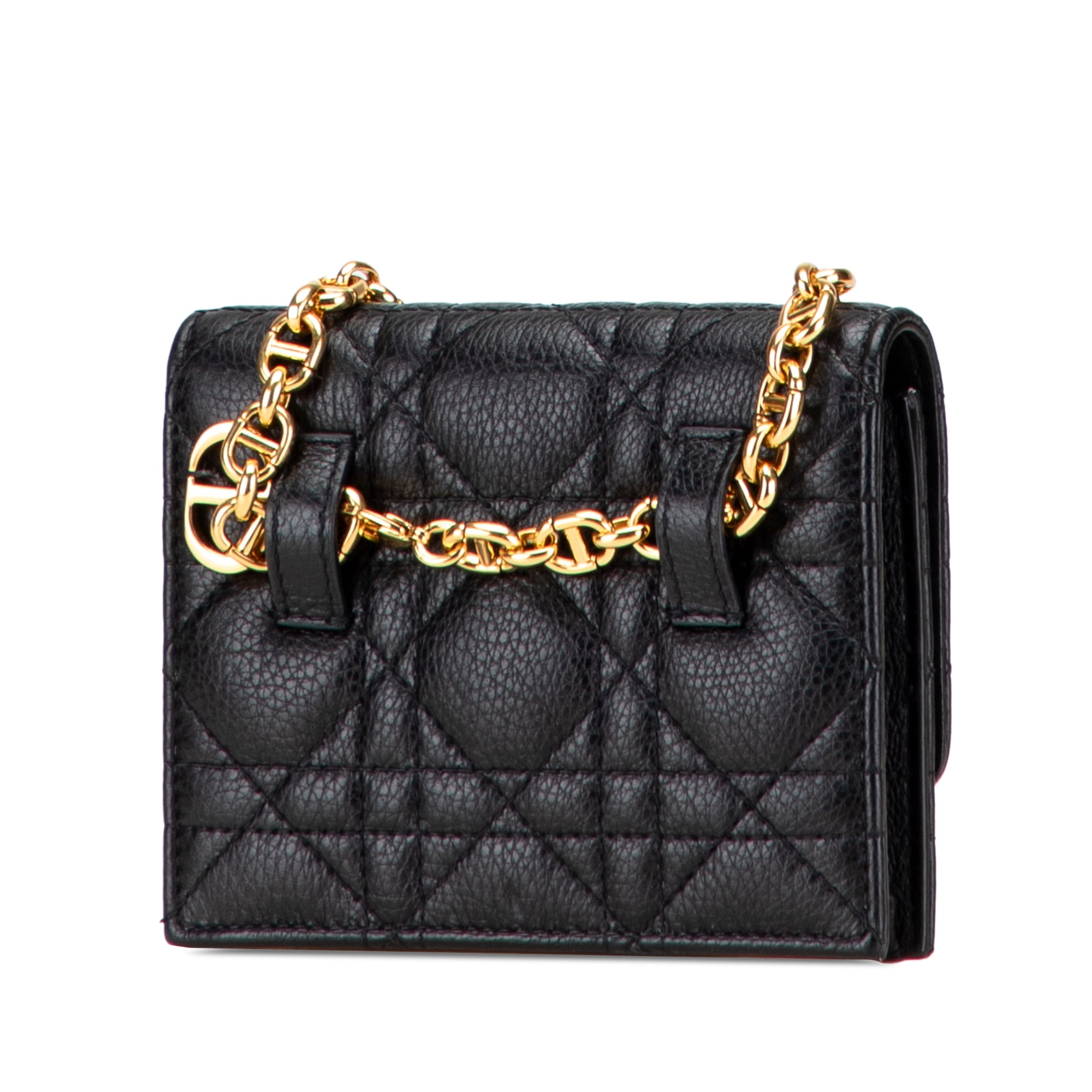 Calfskin Cannage Caro Chain Belt Bag