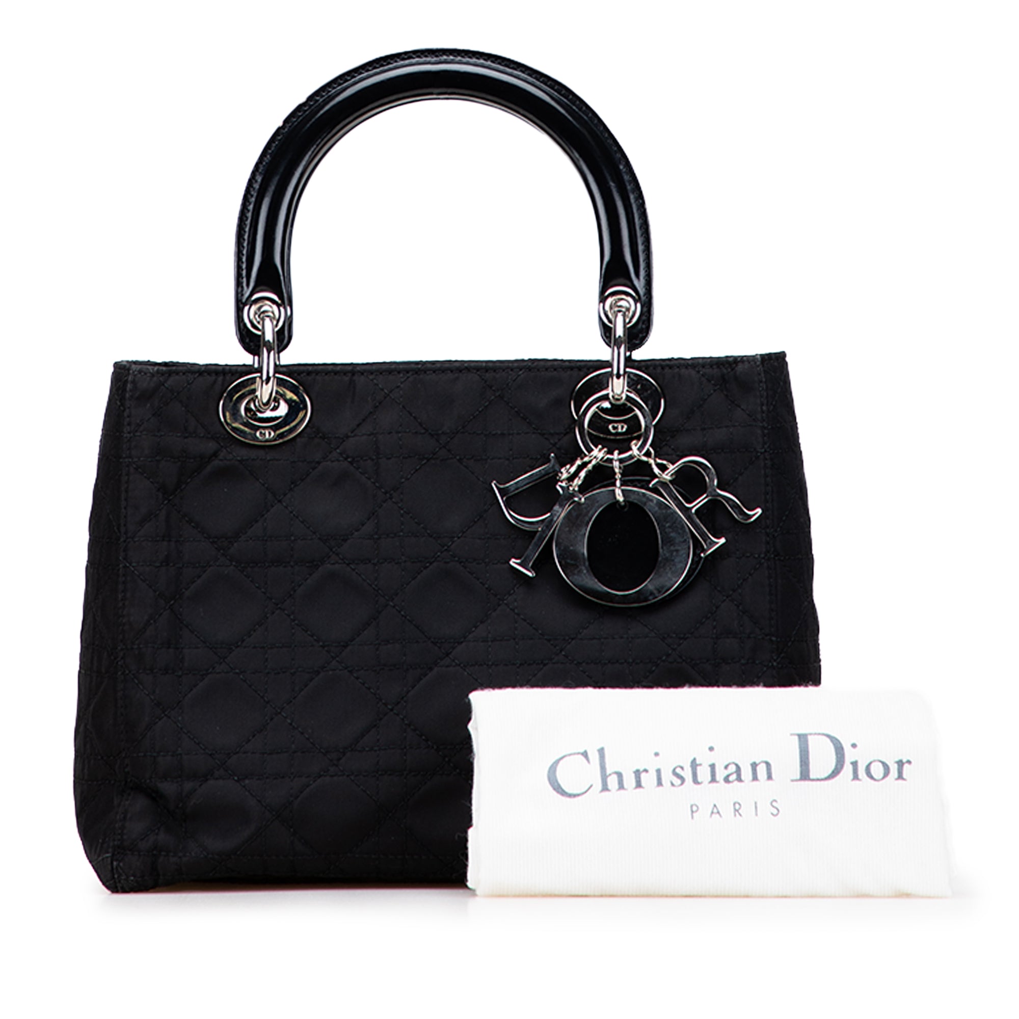 Medium Nylon Cannage Lady Dior