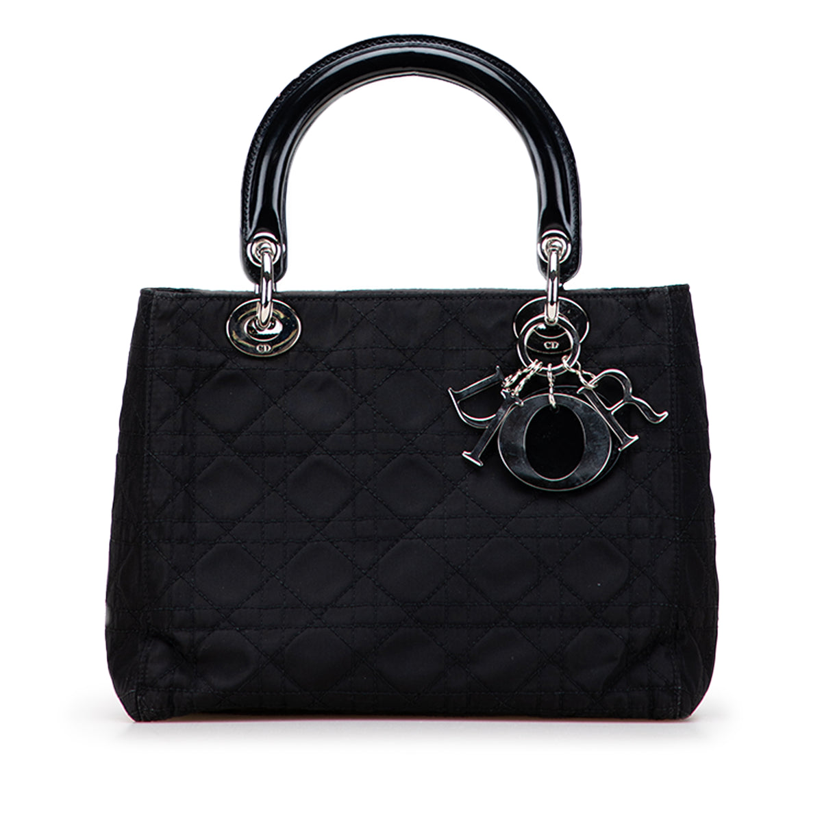 Medium Nylon Cannage Lady Dior