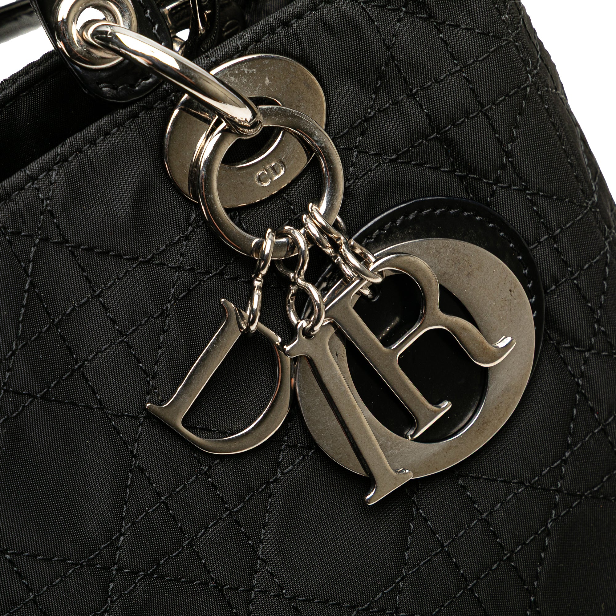 Medium Nylon Cannage Lady Dior