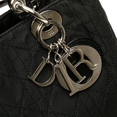 Medium Nylon Cannage Lady Dior