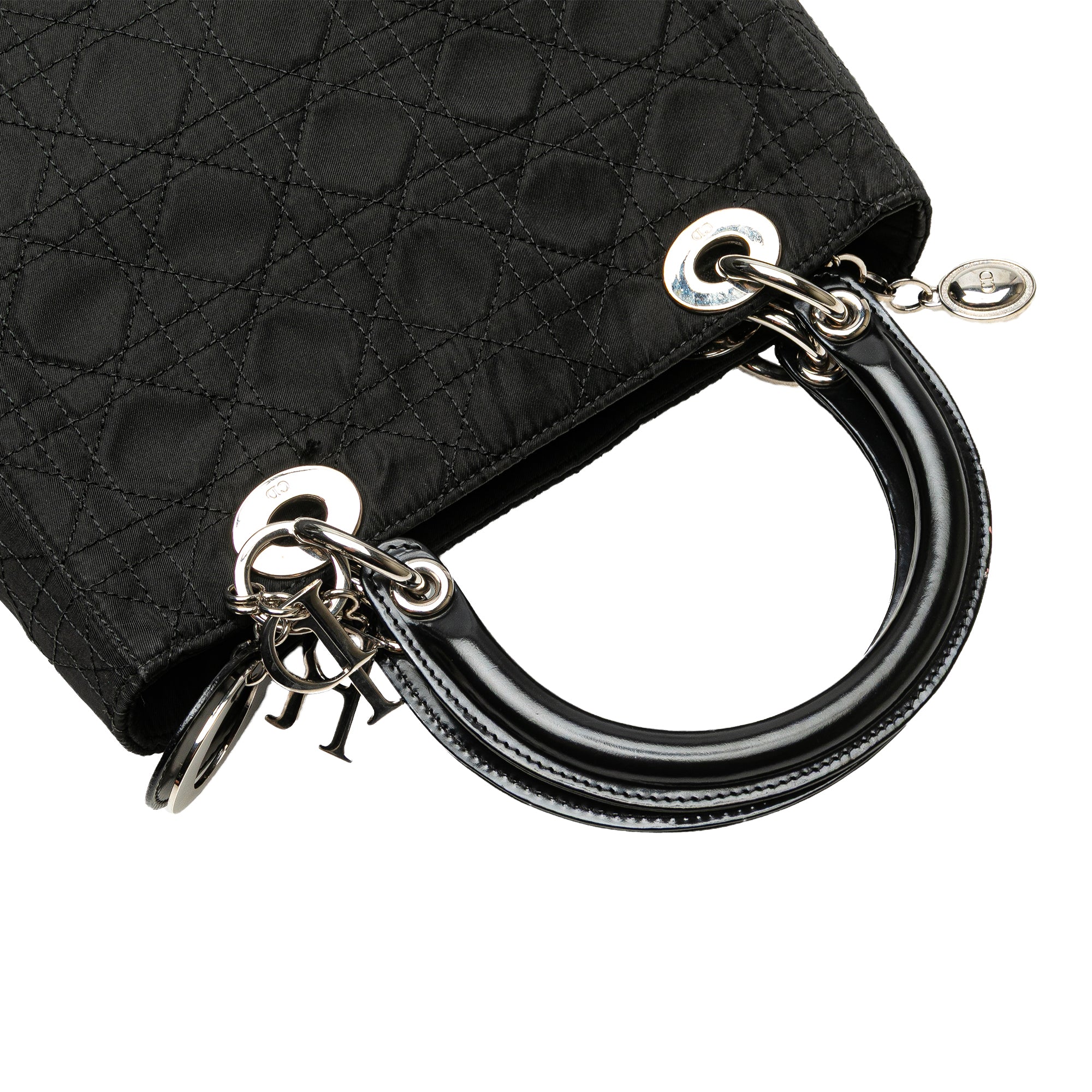 Medium Nylon Cannage Lady Dior