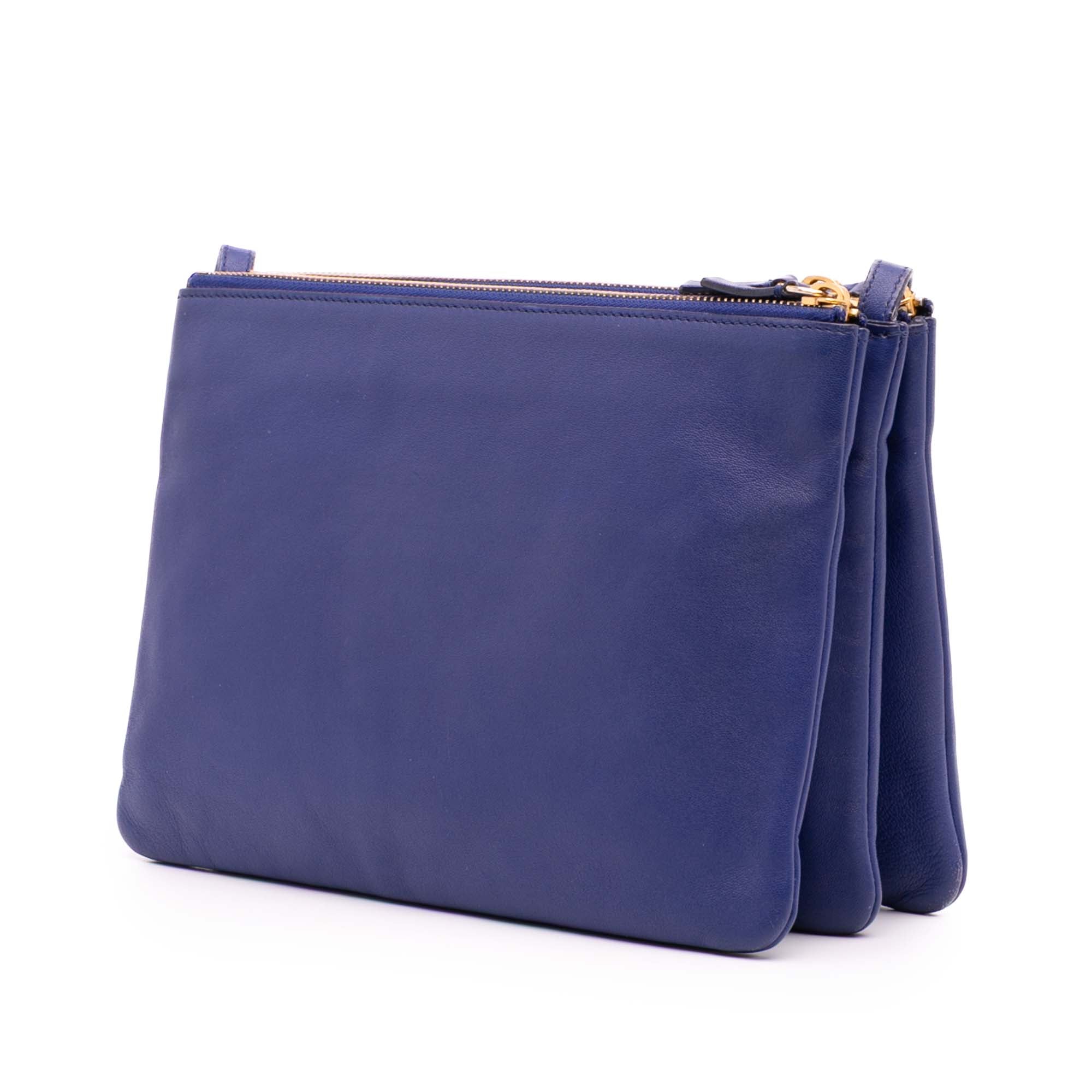 Large Lambskin Trio Crossbody