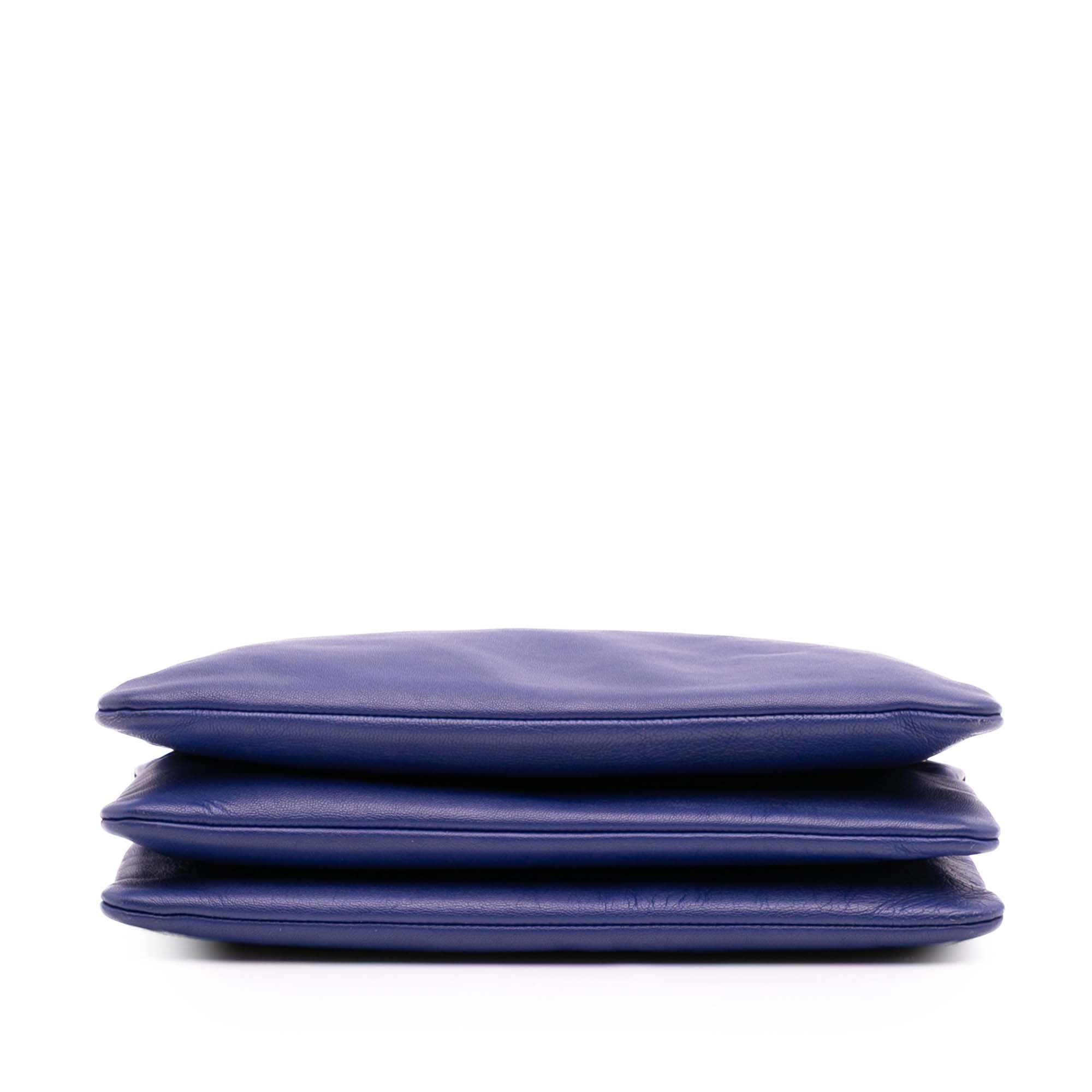 Large Lambskin Trio Crossbody