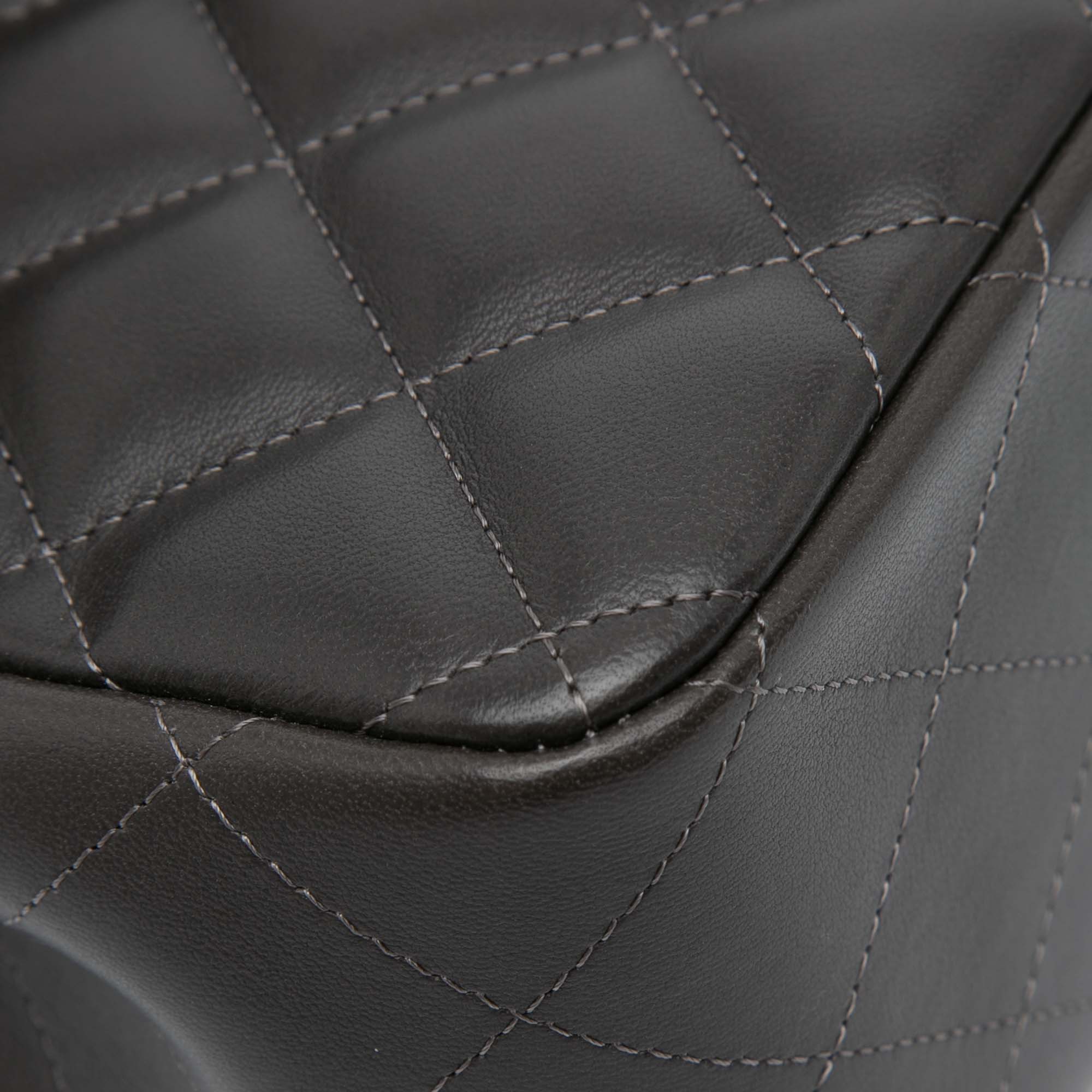 Jumbo Classic Lambskin Double Flap