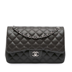 Jumbo Classic Lambskin Double Flap