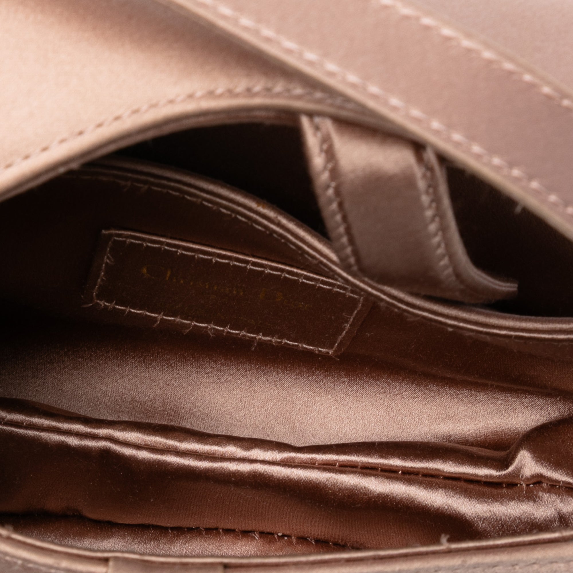 Mini Satin Crystal Embellished Saddle Bag