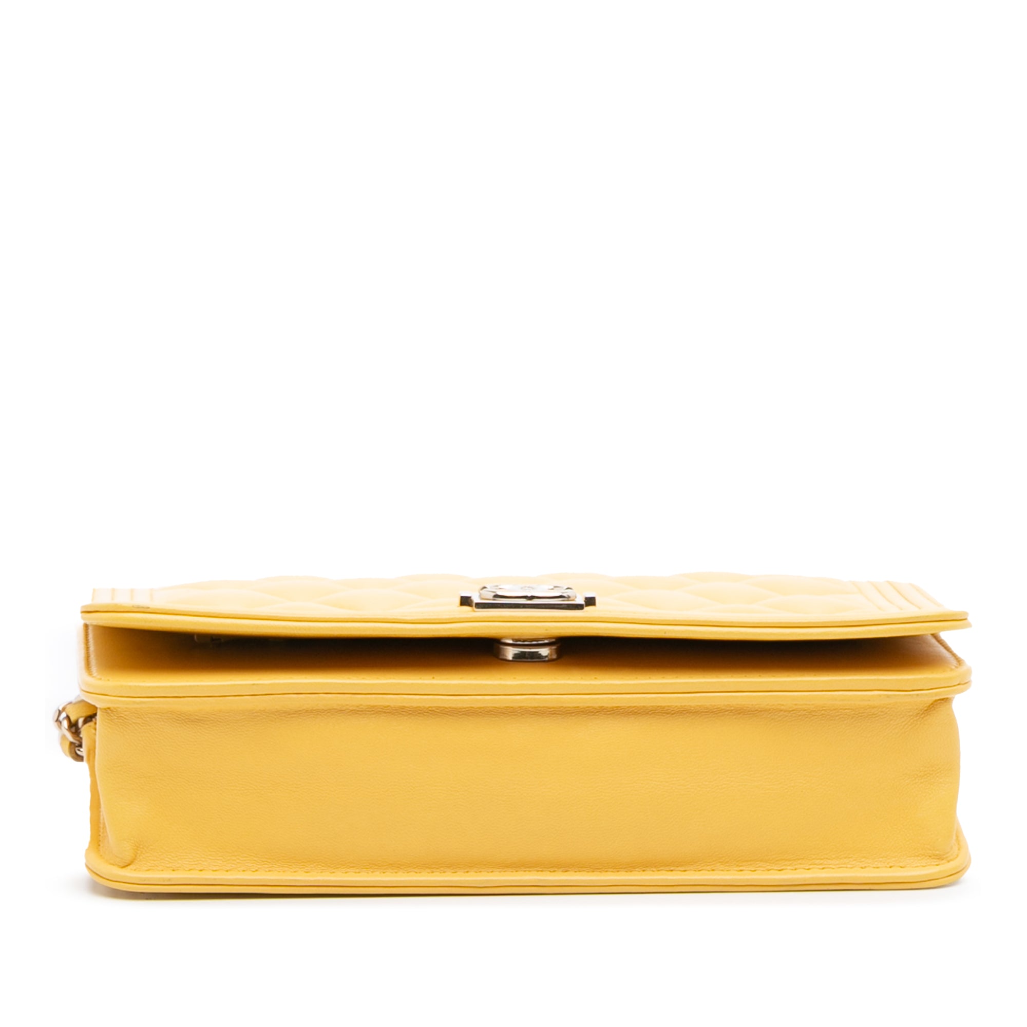 Quilted Lambskin Boy Wallet On Chain