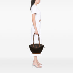 Macadam Coated Canvas Shoulder Bag