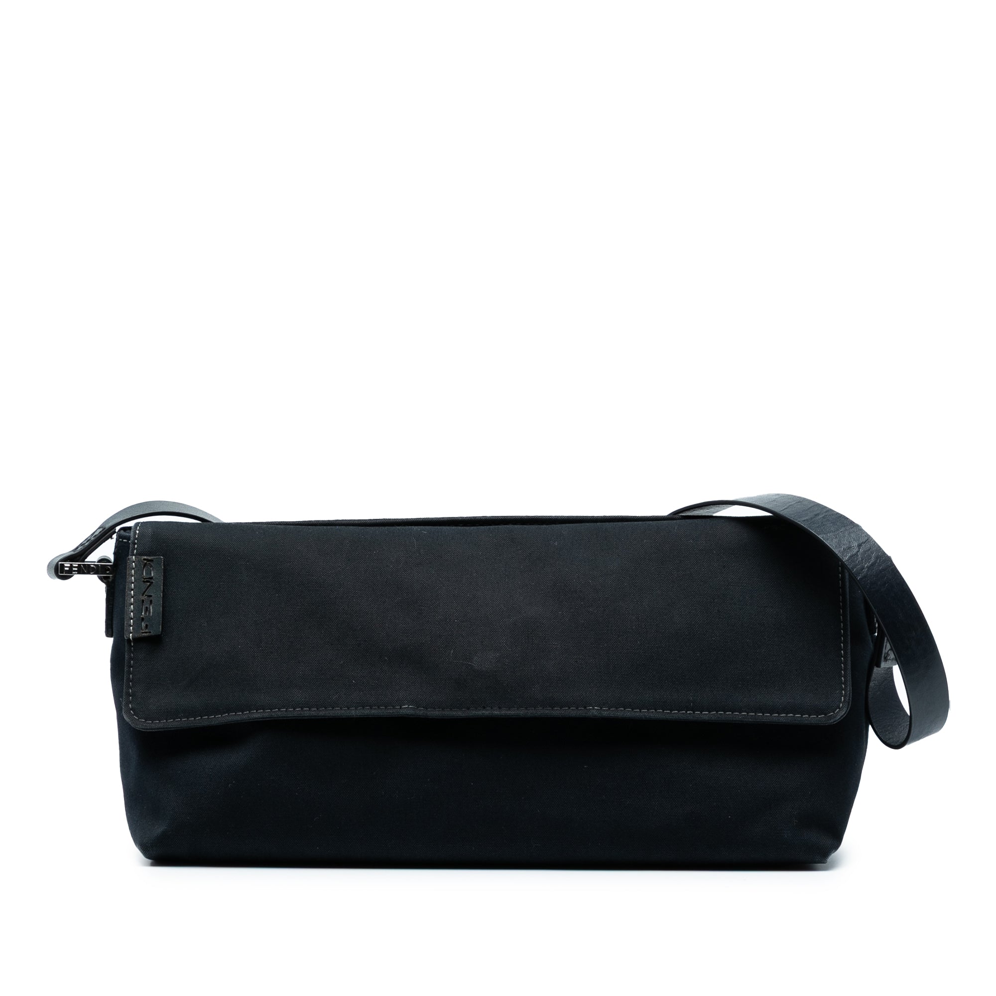 Canvas Baguette Shoulder Bag