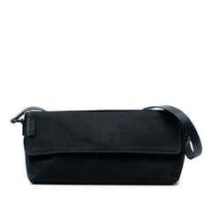 Canvas Baguette Shoulder Bag