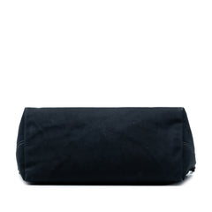 Canvas Baguette Shoulder Bag