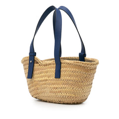 Small Raffia Basket Tote