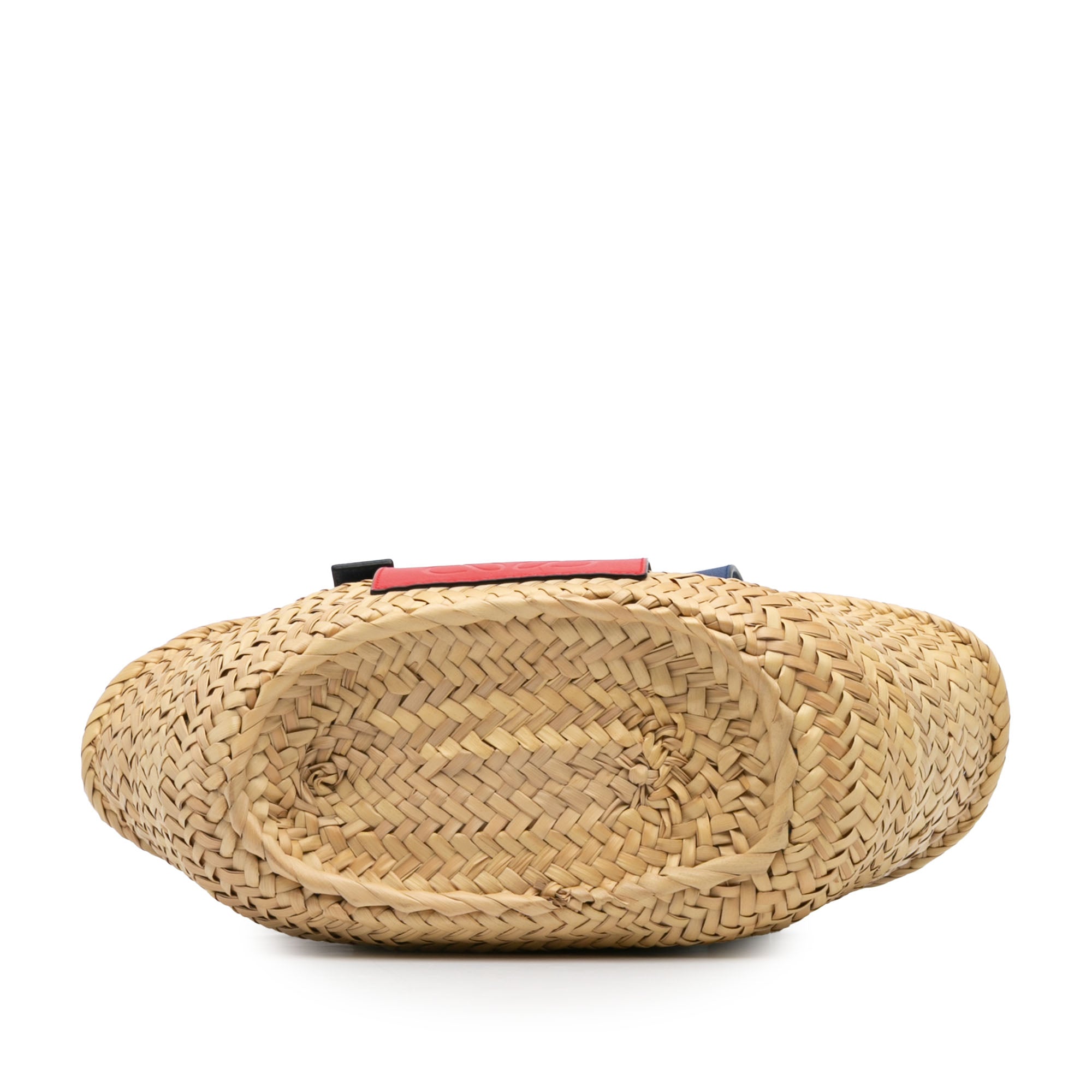 Small Raffia Basket Tote
